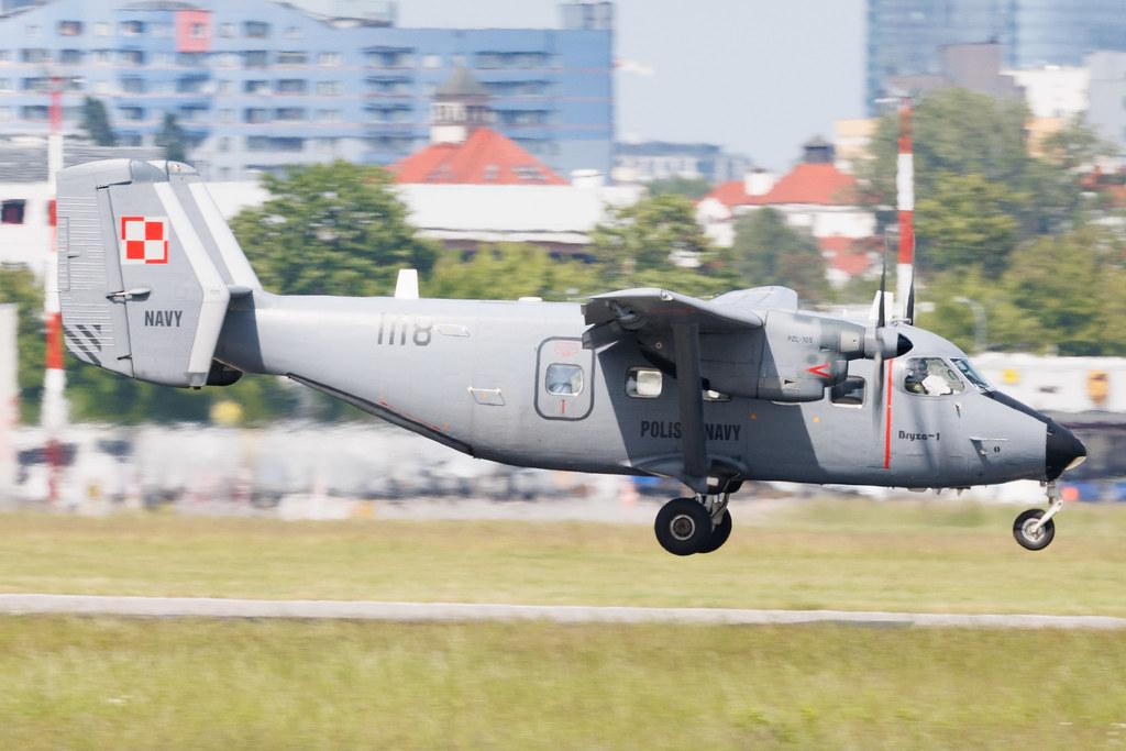 Warsaw Chopin Airport: Polish Air Force (/ PLF) | M-28B1TD Bryza 1TD | 1118 | MSN AJG002-02