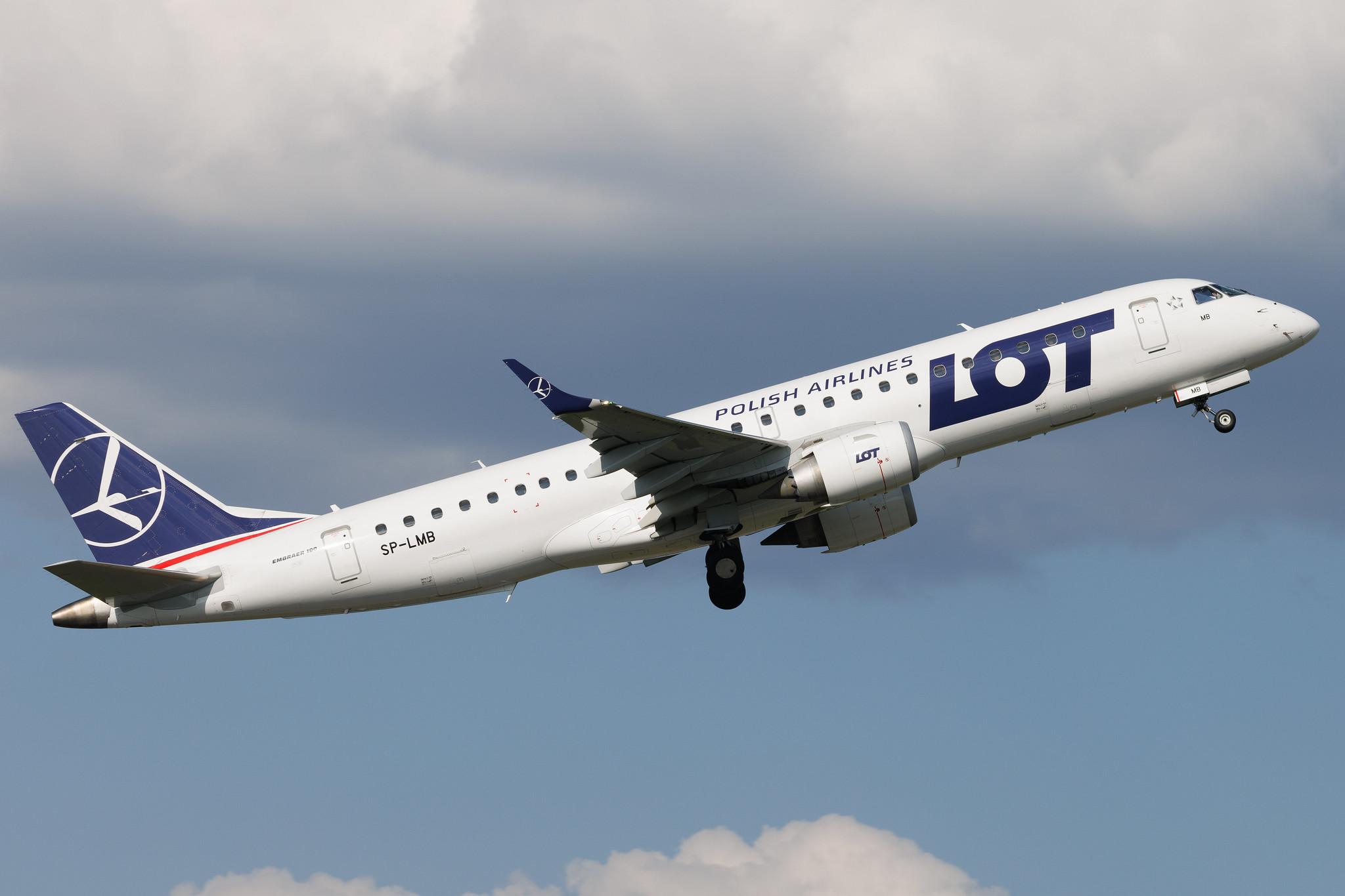Warsaw Chopin Airport: LOT (LO / LOT) | Embraer E190STD E190 | SP-LMB | MSN 19000762