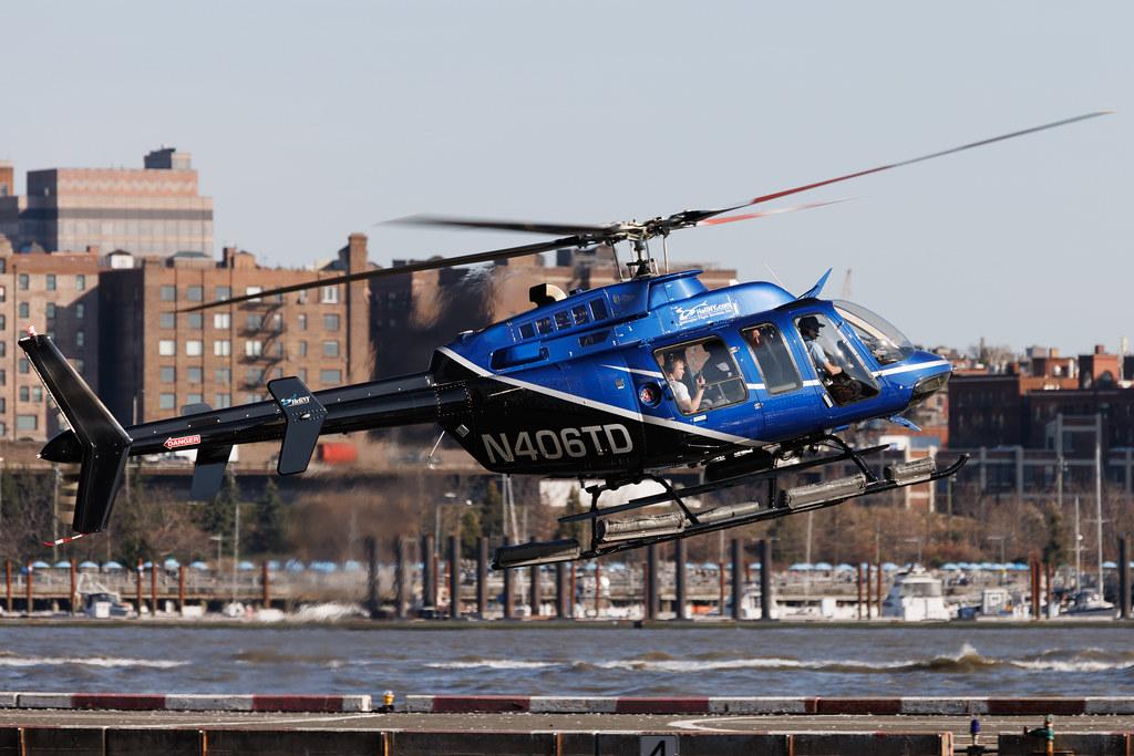 New York Downtown Manhattan Heliport: Helicopter Flight Services | Bell 407 B407 | N406TD | MSN 53745