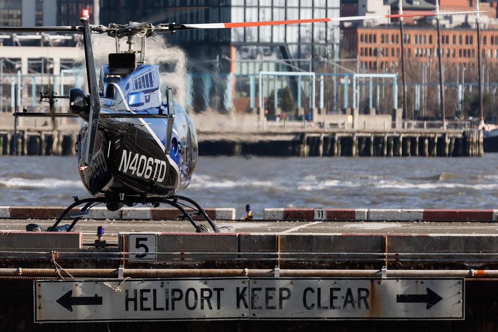 New York Downtown Manhattan Heliport: Helicopter Flight Services | Bell 407 B407 | N406TD | MSN 53745