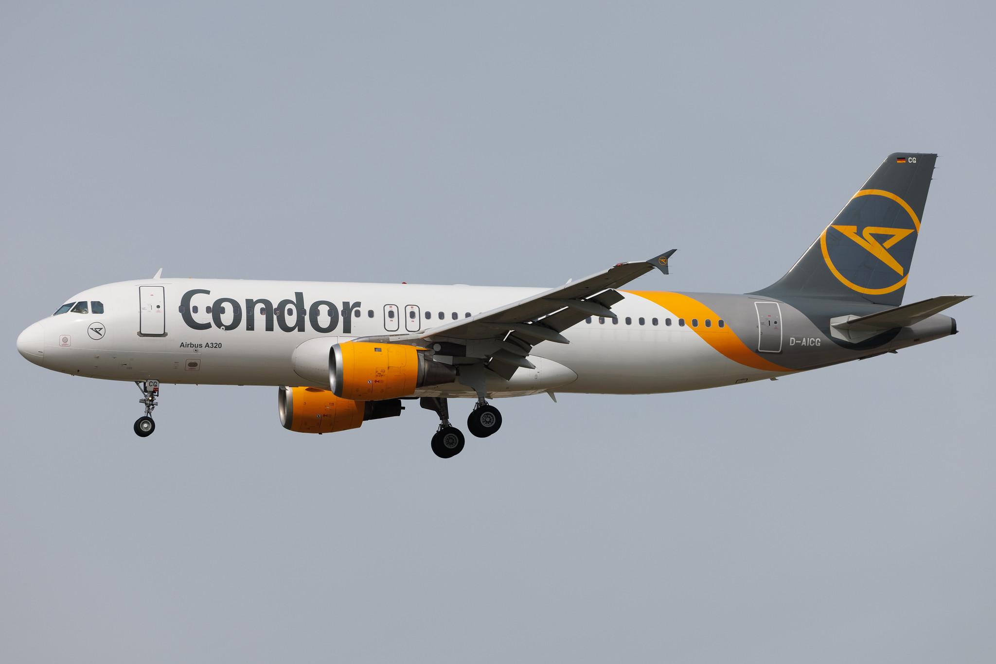 Frankfurt Airport: Condor (DE / CFG) | Airbus A320-212 A320 | D-AICG | MSN 0957