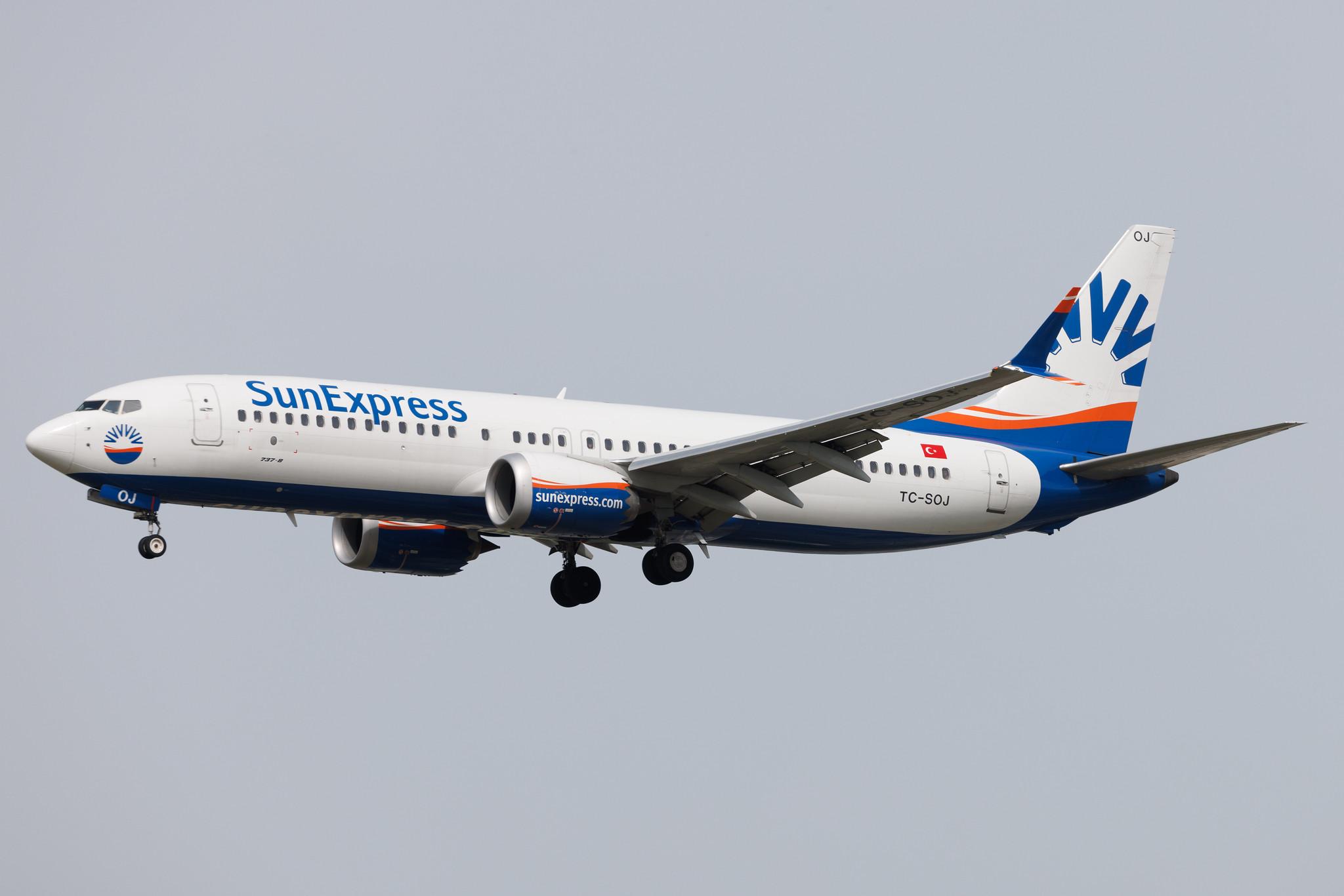 Frankfurt Airport: SunExpress (XQ / SXS) | Boeing 737 MAX 8 B38M | TC-SOJ | MSN 61201