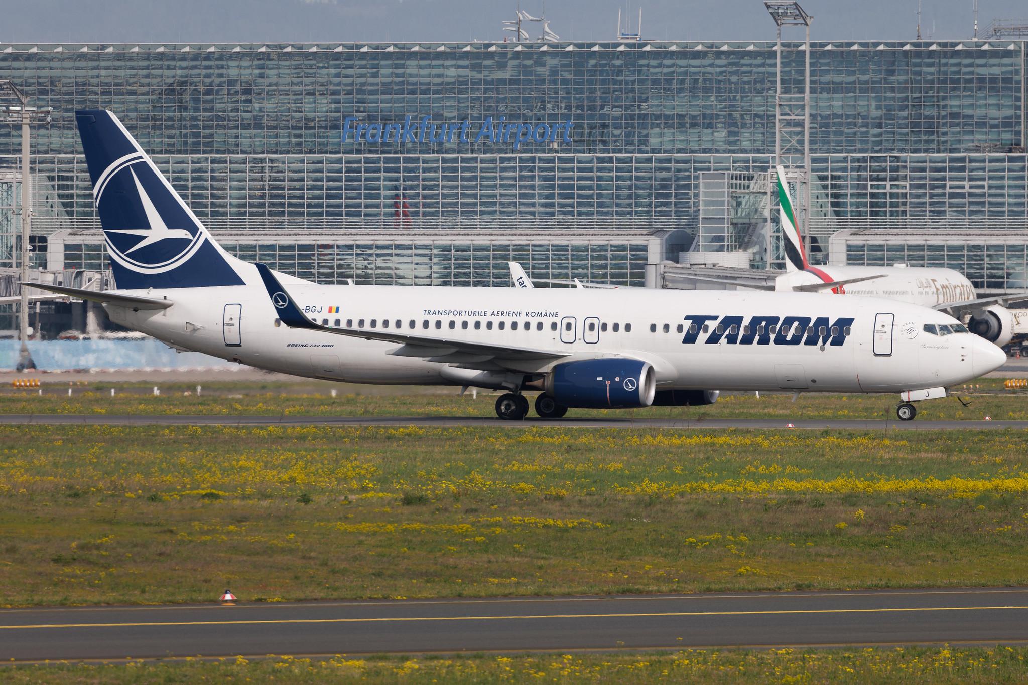 Frankfurt Airport: Tarom (RO / ROT) | Boeing 737-82R B738 | YR-BGJ | MSN 63701