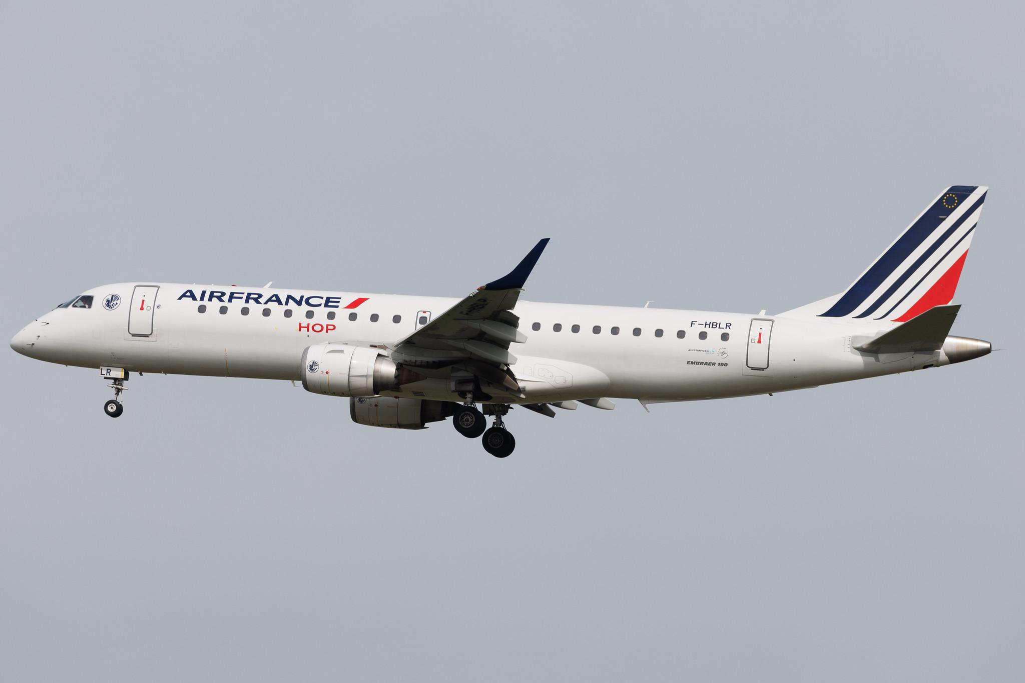 Frankfurt Airport: Air France (AF / AFR) | Operator: Air France Hop | Embraer E190STD E190 | F-HBLR | MSN 19000322