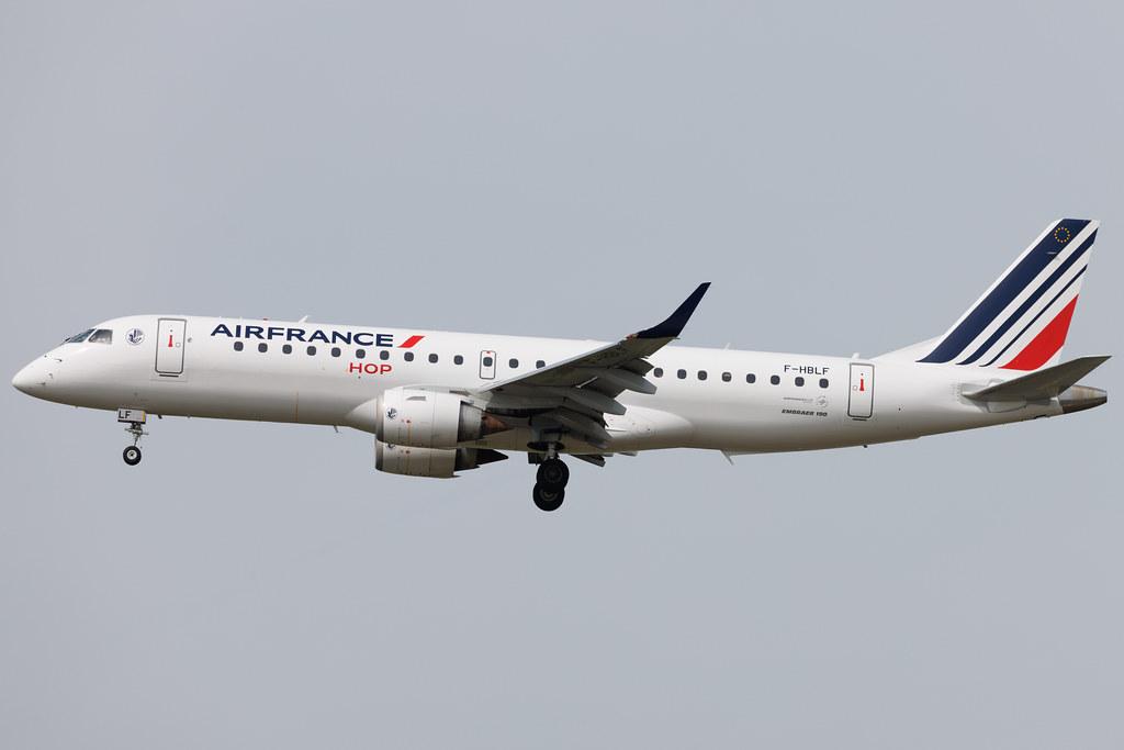 Frankfurt Airport: Air France (AF / AFR) | Operator: Air France Hop | Embraer E190LR E190 | F-HBLF | MSN 19000158