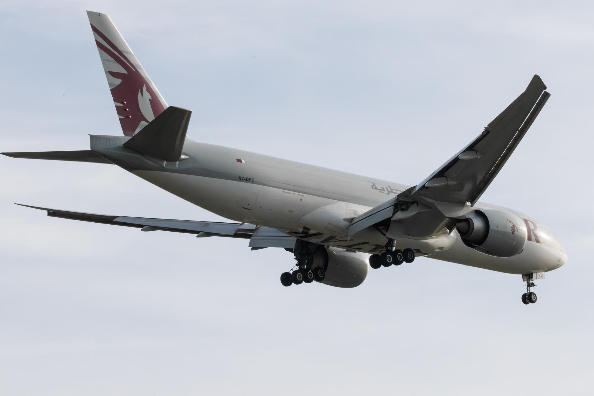 Frankfurt Airport: Qatar Cargo (QR / QTR) | Operator: Qatar Airways | Boeing 777-FDZ B77L | A7-BFO | MSN 62772