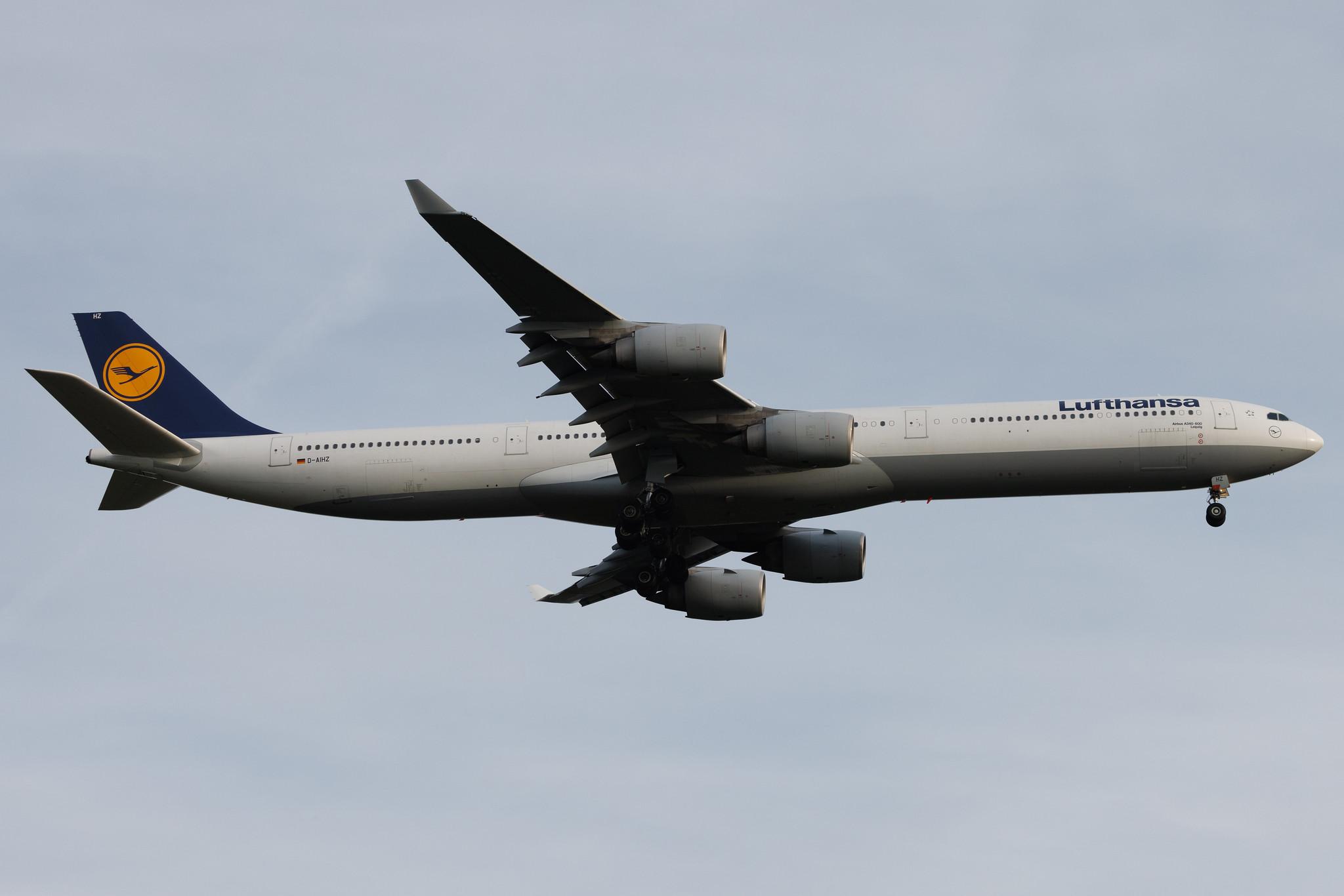 Frankfurt Airport: Lufthansa (LH / DLH) | Airbus A340-642 A346 | D-AIHZ | MSN 1005