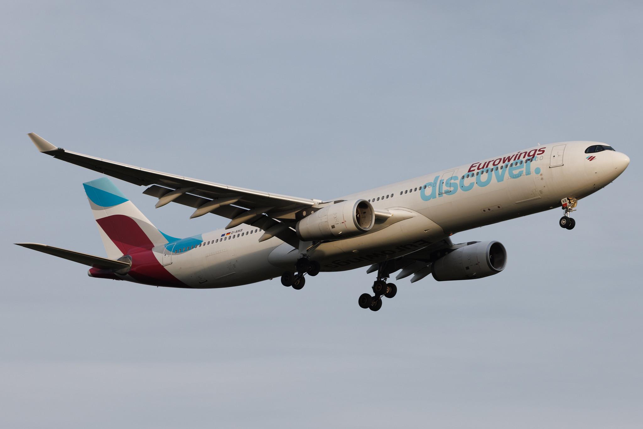 Frankfurt Airport: Eurowings Discover (4Y / OCN) | Airbus A330-343 A333 | D-AIKB | MSN 0576