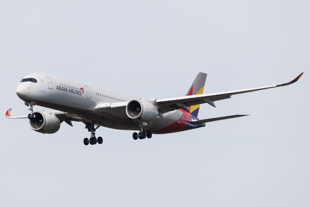 Frankfurt Airport: Asiana Airlines (OZ / AAR) | Airbus A350-941 A359 | HL8078 | MSN 094