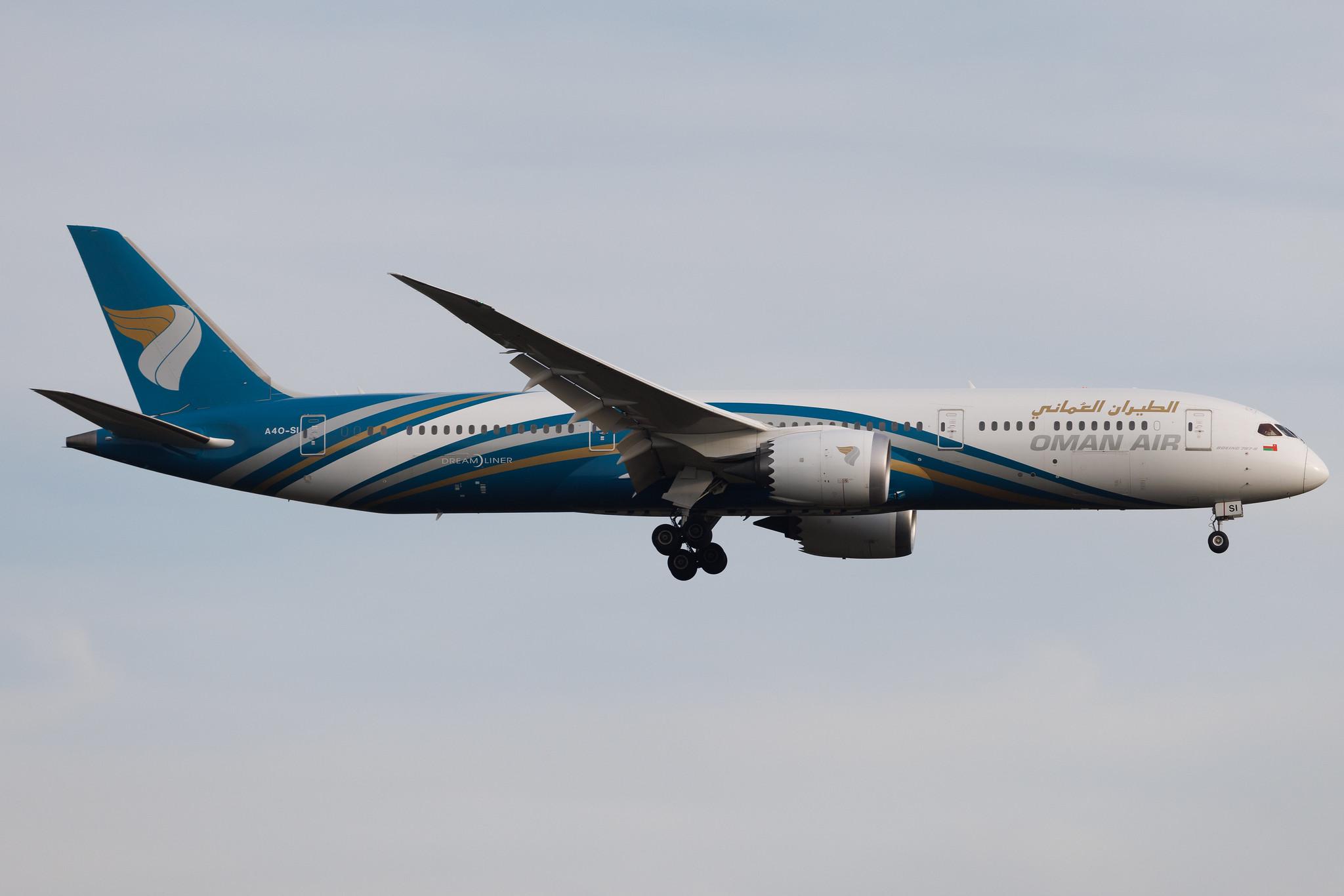 Frankfurt Airport: Oman Air (WY / OMA) | Boeing 787-9 Dreamliner B789 | A4O-SI | MSN 38792