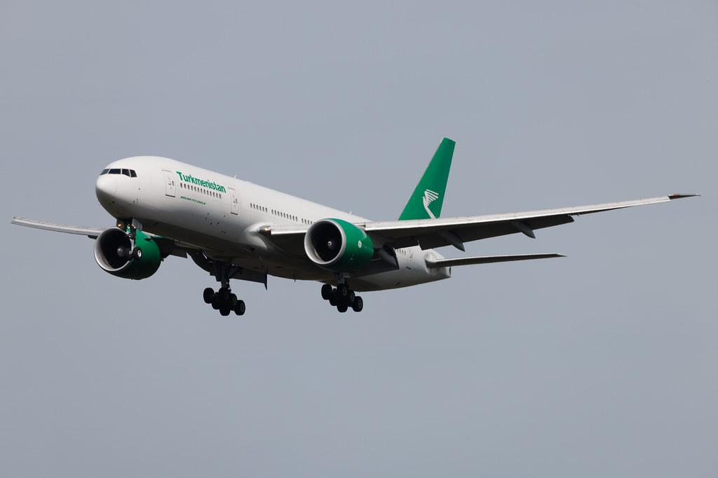 Frankfurt Airport: Turkmenistan Airlines (T5 / TUA) | Boeing 777-22K(LR) B77L | EZ-A779 | MSN 42297