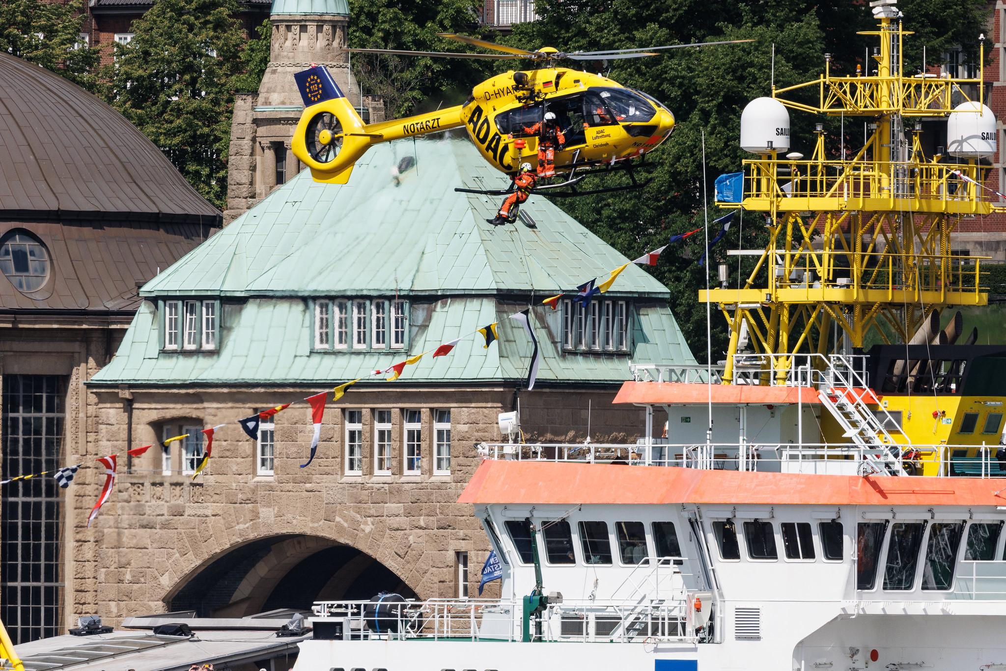 SOS Joint Rescue Operation: ADAC Luftrettung (/ CHX) | Operator: Germany - Air Ambulance | Airbus Helicopters H145 EC45 | D-HYAF | MSN 20043