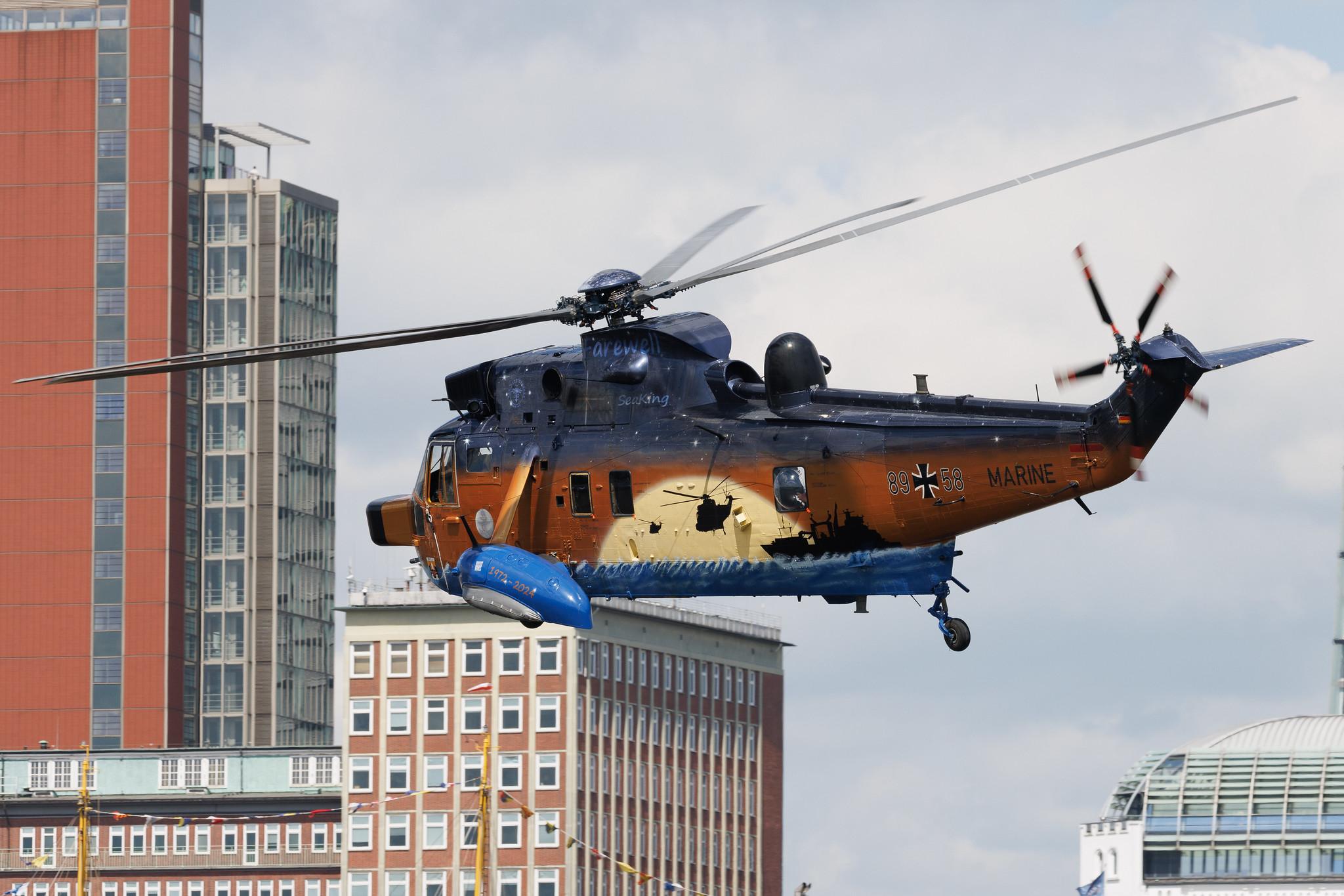 SOS Joint Rescue Operation: German Navy (/ GNY) | Westland Sea King Mk.41 | 89+58 | MSN WA759