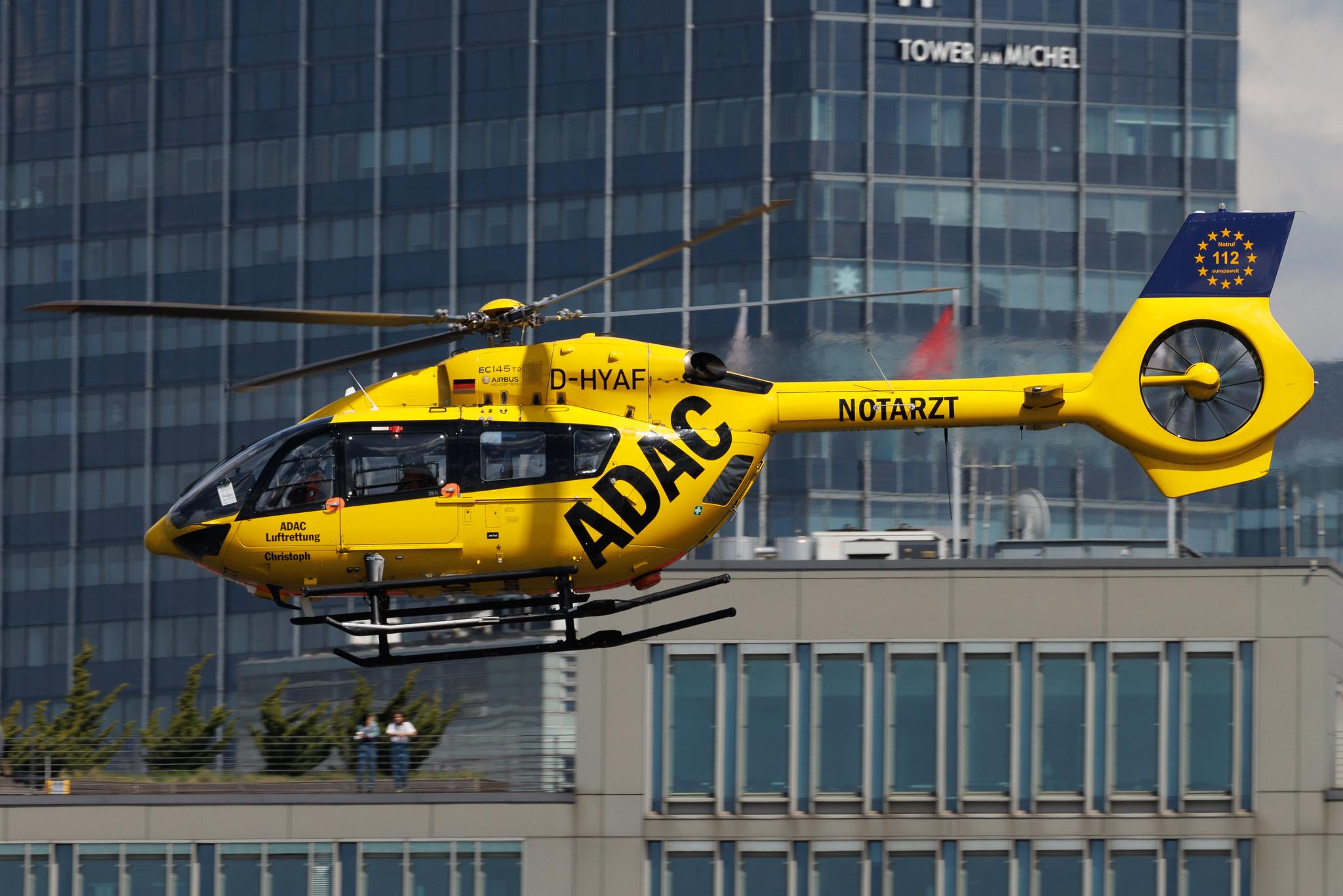 SOS Joint Rescue Operation: ADAC Luftrettung (/ CHX) | Operator: Germany - Air Ambulance | Airbus Helicopters H145 EC45 | D-HYAF | MSN 20043