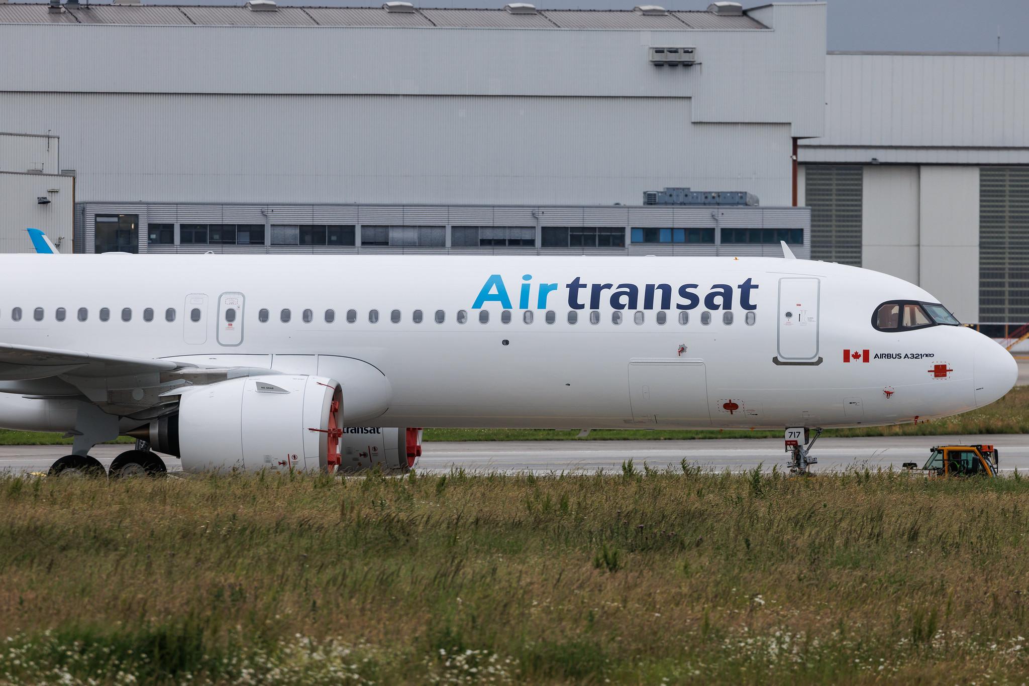 Hamburg Finkenwerder: Air Transat (TS / TSC) | Airbus A321-271NX A21N | D-AZXS | C-GOKF | MSN 11798