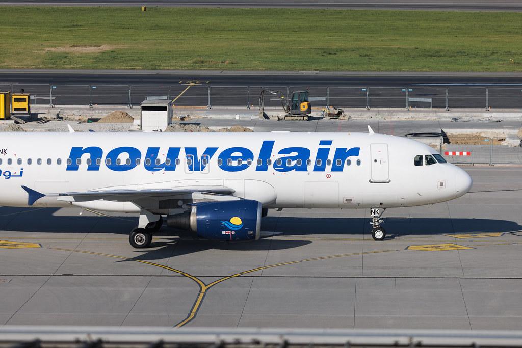 Warsaw Chopin Airport: Nouvelair (BJ / LBT) | Operator: Nouvelair Tunisie | Airbus A320-214 A320 | TS-INK | MSN 04564