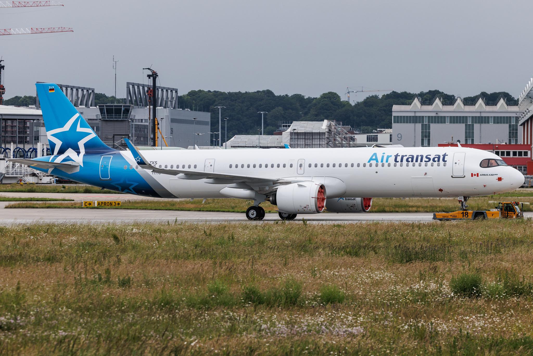 Hamburg Finkenwerder: Air Transat (TS / TSC) | Airbus A321-271NX A21N | D-AZXS | C-GOKF | MSN 11798