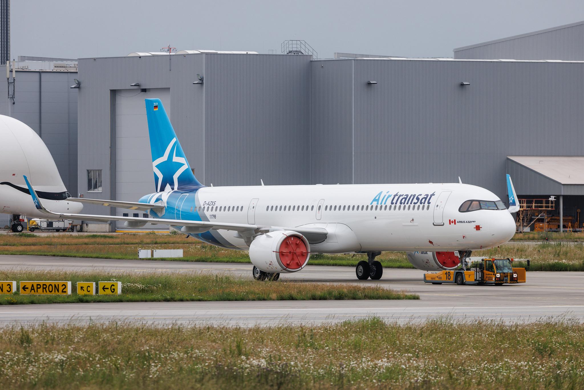 Hamburg Finkenwerder: Air Transat (TS / TSC) | Airbus A321-271NX A21N | D-AZXS | C-GOKF | MSN 11798