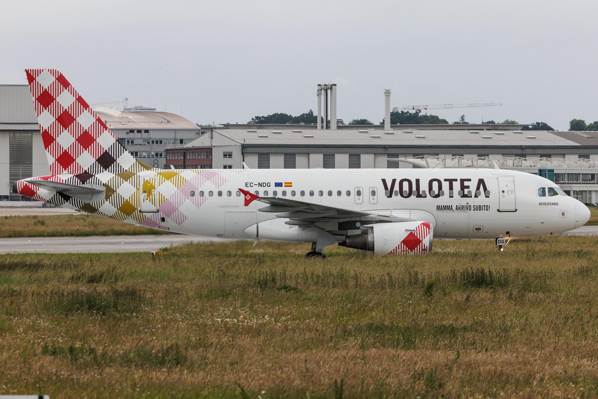 Hamburg Finkenwerder: Volotea (V7 / VOE) | Airbus A319-112 A319 | EC-NDG | MSN 03364