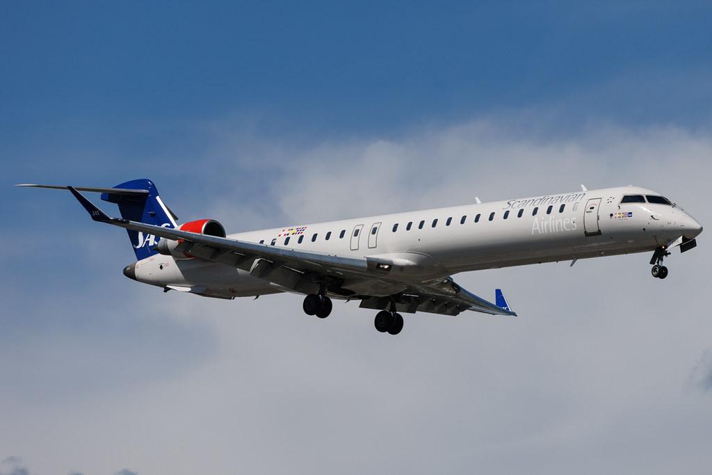 Warsaw Chopin Airport: SAS (SK / SAS) | Operator: Cityjet | Mitsubishi CRJ-900LR CRJ9 | EI-FPR | MSN 15436