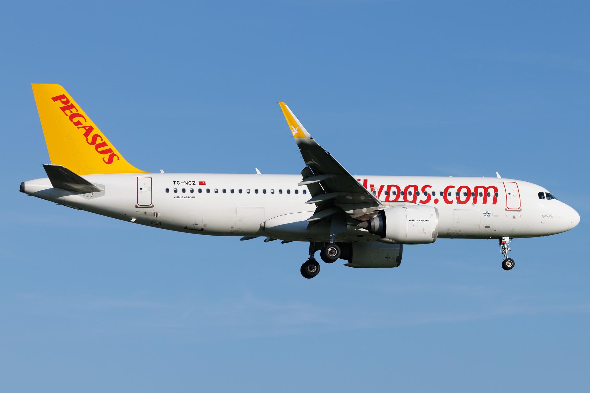 Hamburg Airport: Pegasus (PC / PGT) | Operator: Pegasus Airlines | Airbus A320-251N A20N | TC-NCZ | MSN 10527