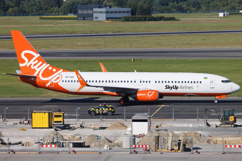 Warsaw Chopin Airport: SkyUp Airlines (PQ / SQP) | Boeing 737-82R B738 | UR-SQO | MSN 40880