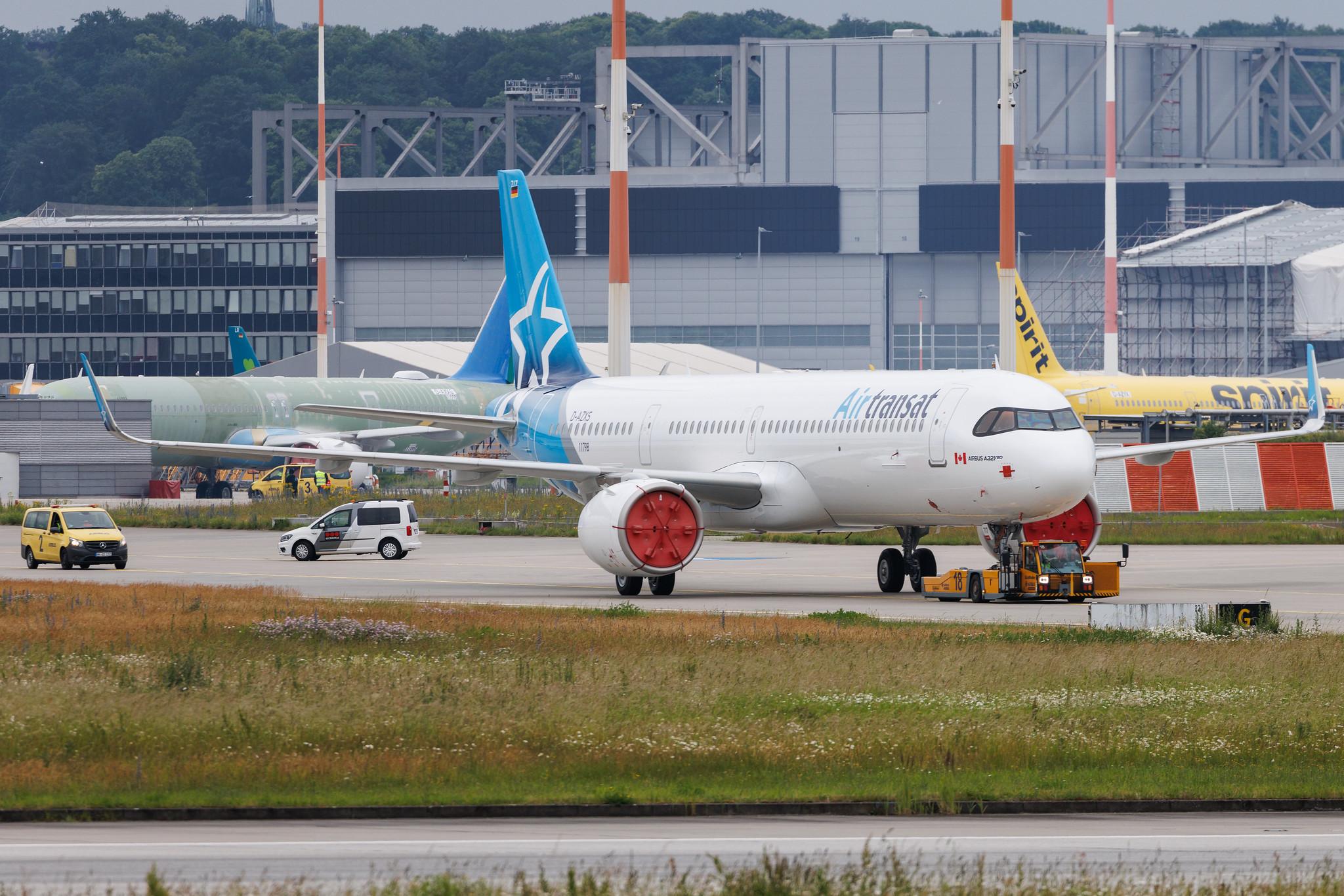 Hamburg Finkenwerder: Air Transat (TS / TSC) | Airbus A321-271NX A21N | D-AZXS | C-GOKF | MSN 11798