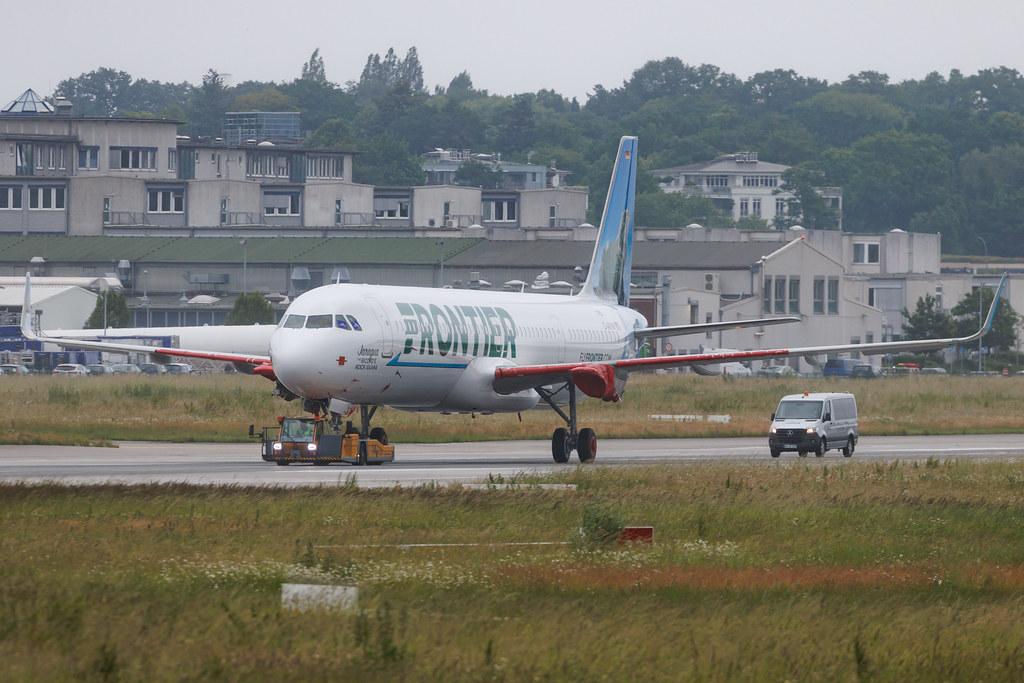 Hamburg Finkenwerder: Frontier Airlines | Airbus A321-271NX A21N | D-AVYM | N651FR | MSN 11950