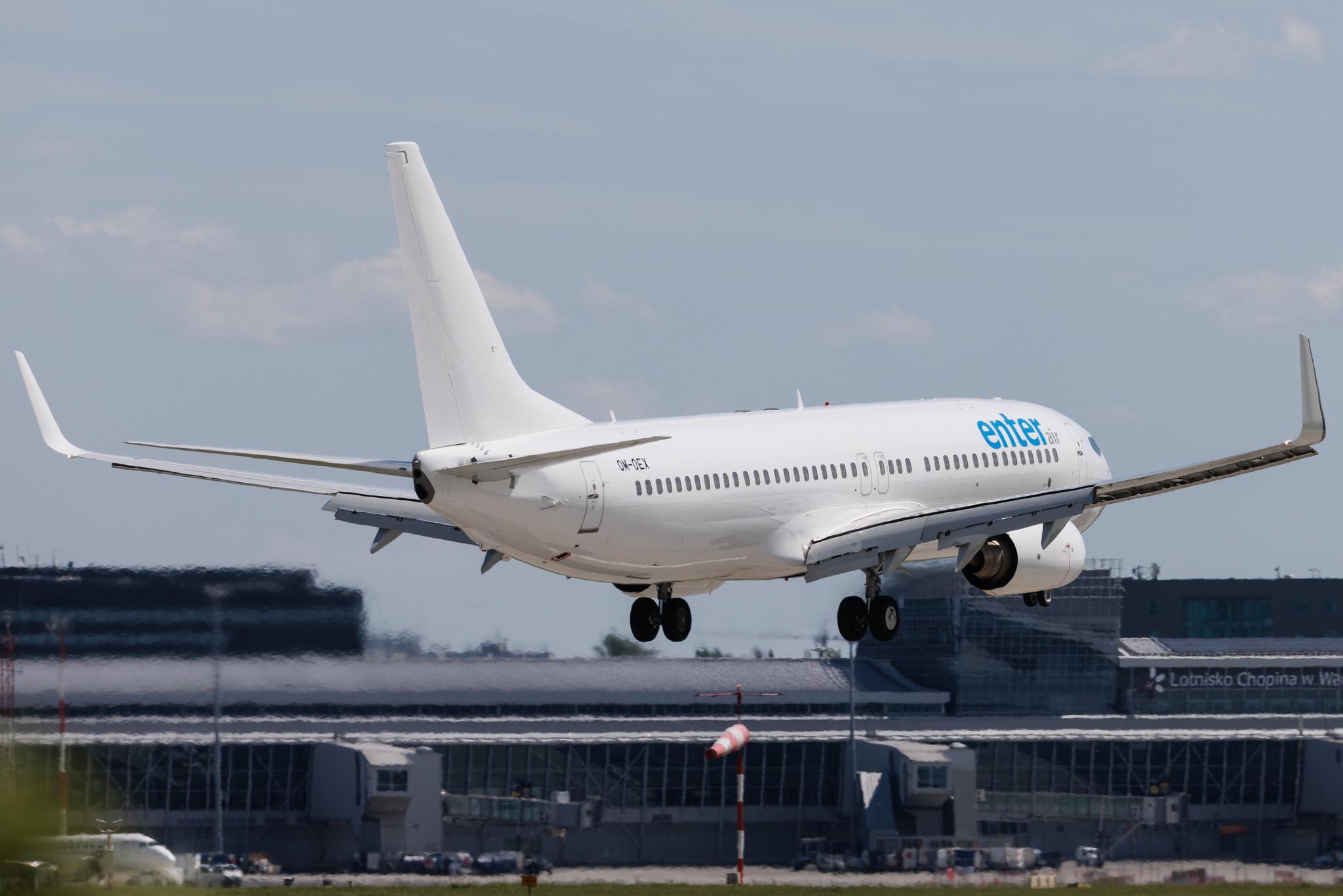 Warsaw Chopin Airport: AirExplore (ED / AXE) | Boeing 737-82R B738 | OM-OEX | MSN 38173