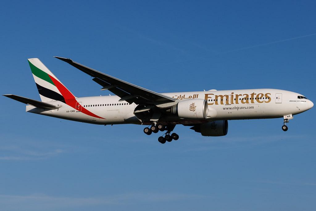 Hamburg Airport: Emirates (EK / UAE) | Boeing 777-21H(LR) B77L | A6-EWB | MSN 35573