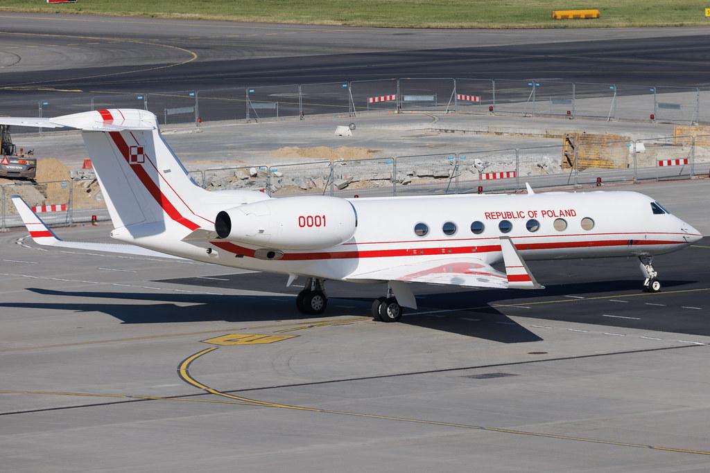 Warsaw Chopin Airport: Polish Air Force (/ PLF) | Gulfstream Aerospace G-V-SP Gulfstream G550 | 0001 | MSN 5547