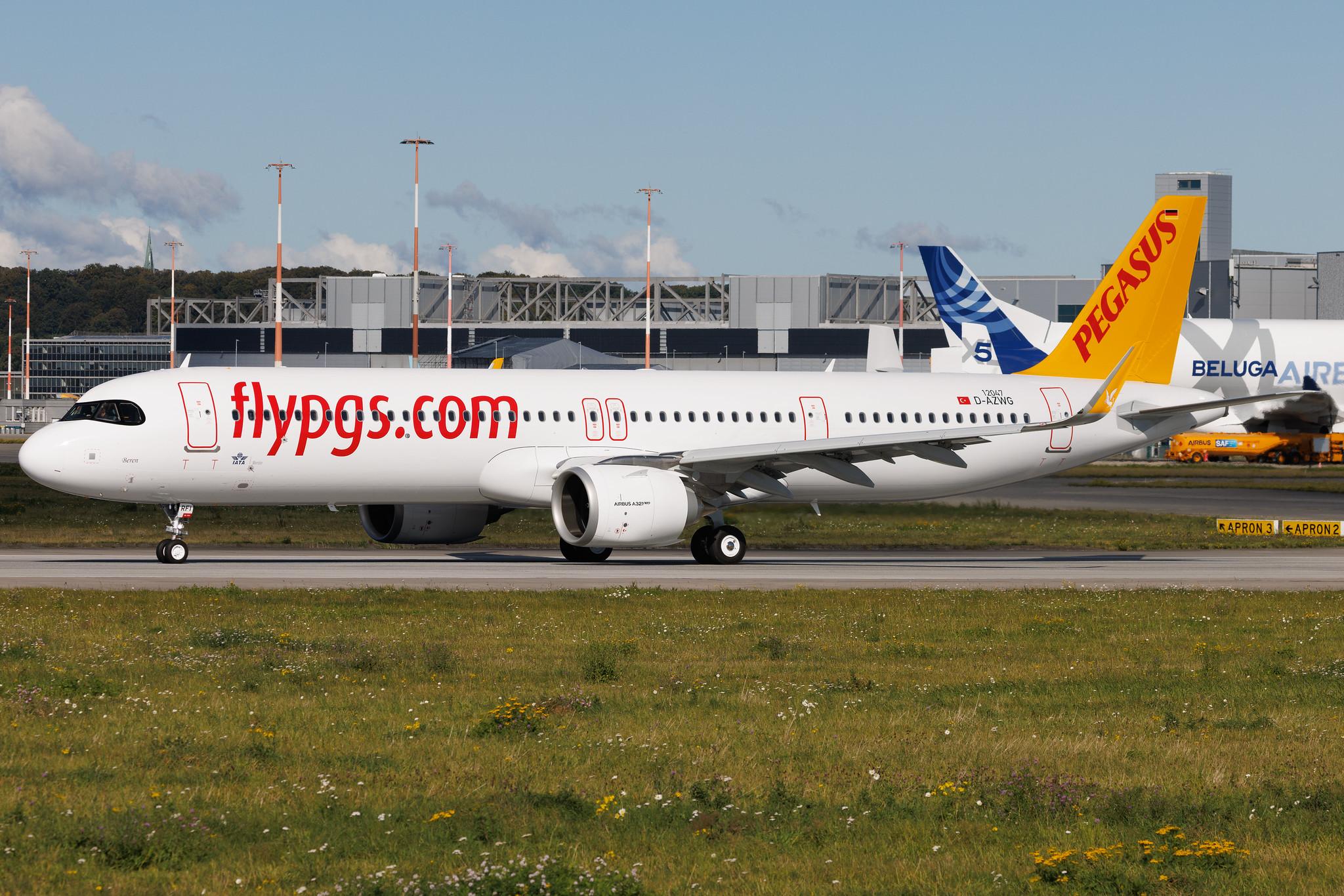 Hamburg Finkenwerder: Pegasus (PC / PGT) | Airbus A321-251NX A21N | D-AZWG | TC-RFI | MSN 12047
