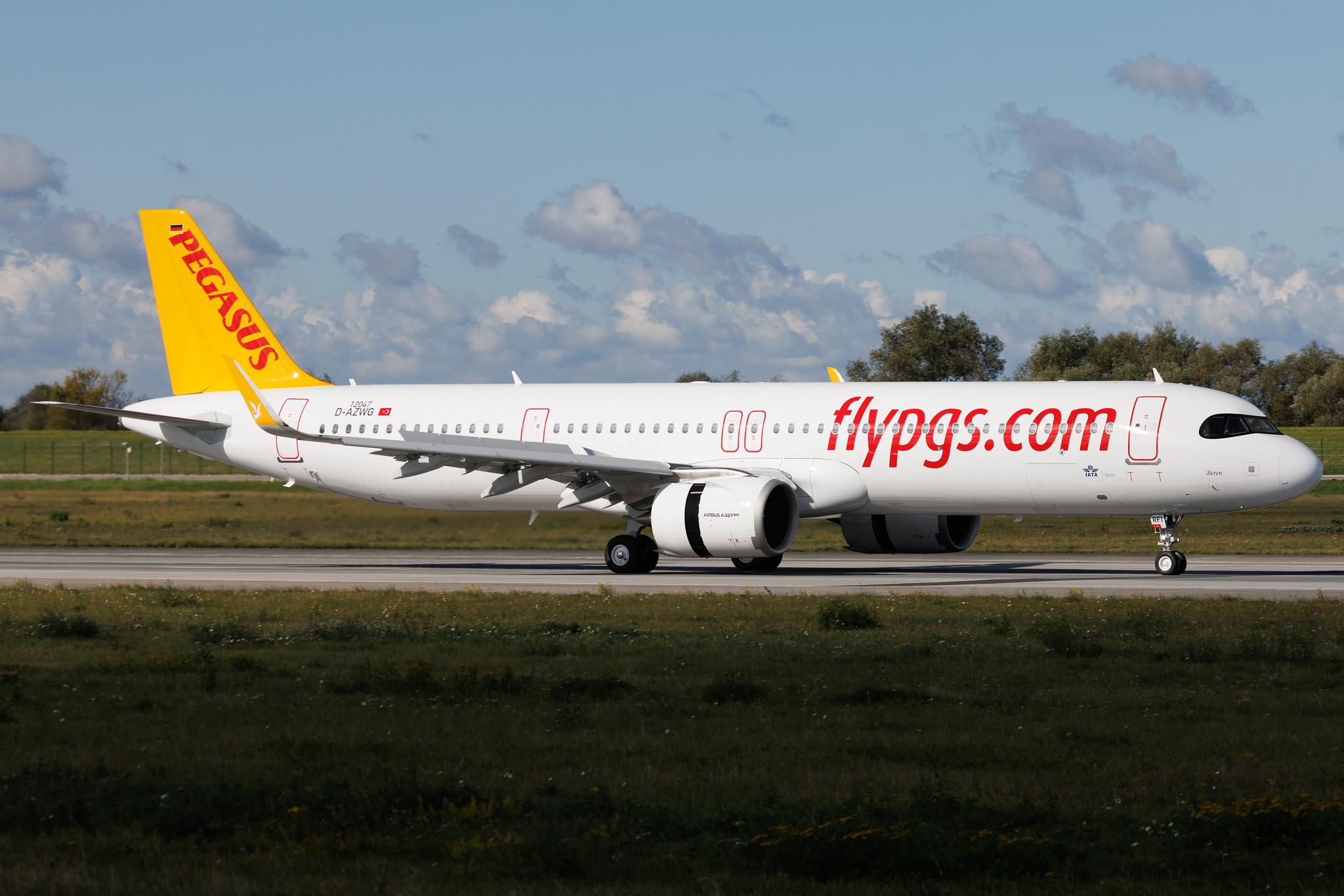 Hamburg Finkenwerder: Pegasus (PC / PGT) | Airbus A321-251NX A21N | D-AZWG | TC-RFI | MSN 12047