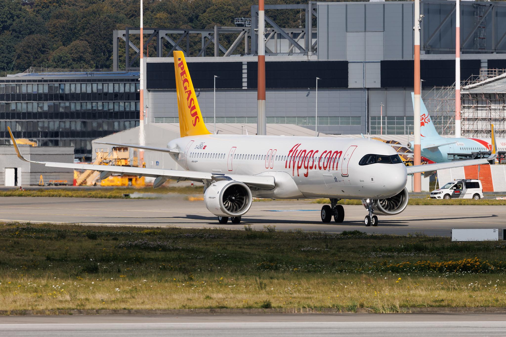 Hamburg Finkenwerder: Pegasus (PC / PGT) | Airbus A321-251NX A21N | D-AZWG | TC-RFI | MSN 12047