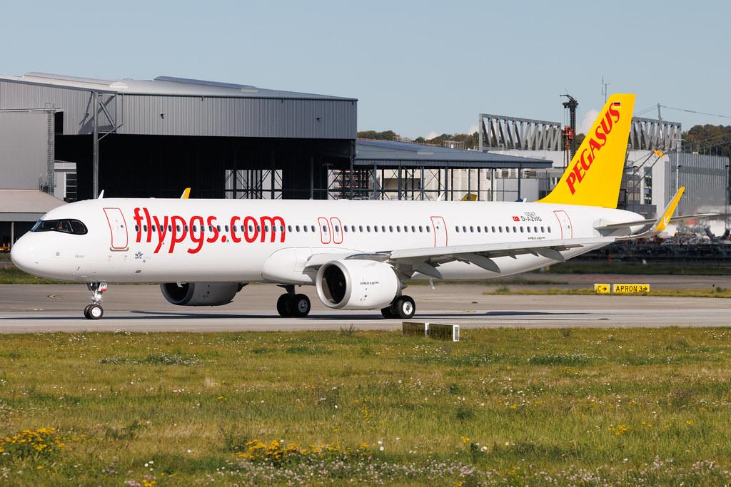 Hamburg Finkenwerder: Pegasus (PC / PGT) | Airbus A321-251NX A21N | D-AZWG | TC-RFI | MSN 12047