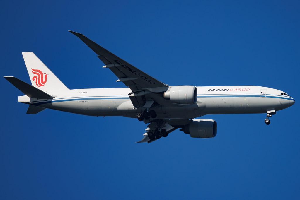 Hamburg Finkenwerder: Air China Cargo (/ CAO) | Boeing 777-FFT B77L | B-2091 | MSN 44682
