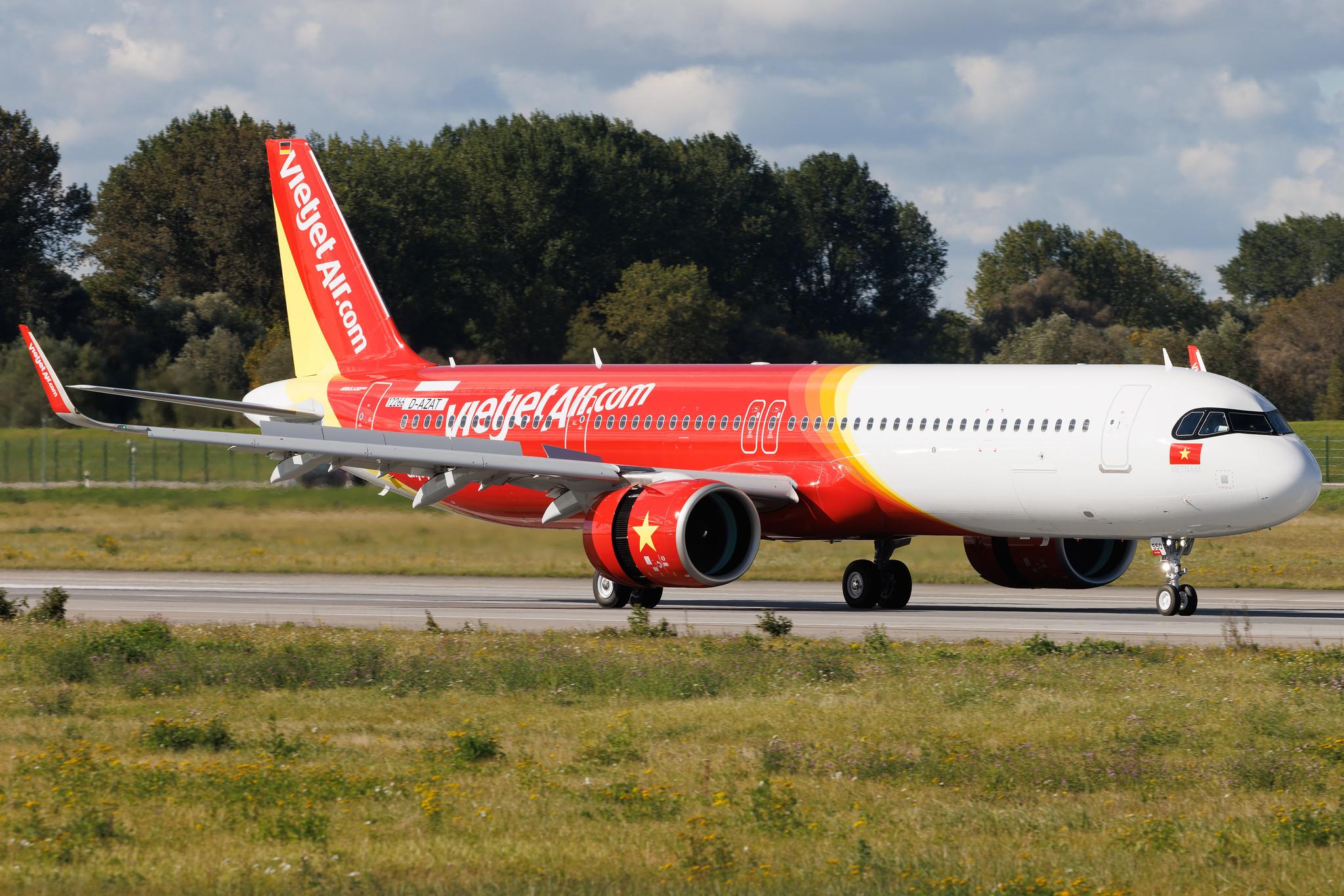 Hamburg Finkenwerder: VietJetAir (VJ / VJC) | Airbus A321-271NX A21N | D-AZAT | VN-A550 | MSN 12266