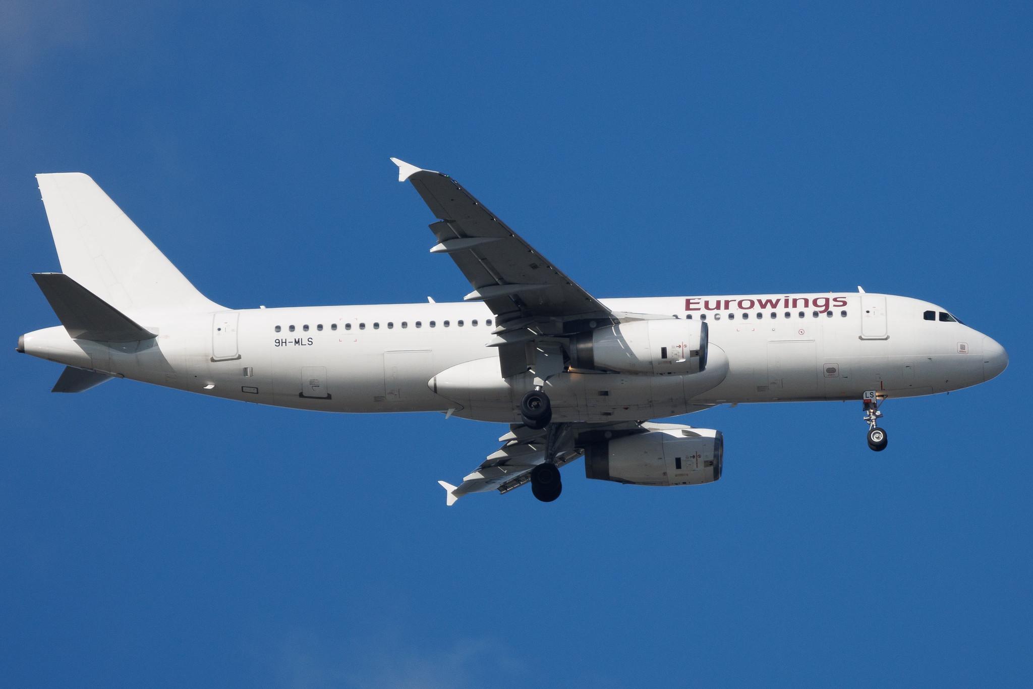 Hamburg Finkenwerder: Eurowings (EW / EWG) | Operator: Avion Express Malta |  Airbus A320-232 A320 | 9H-MLS | MSN 04308