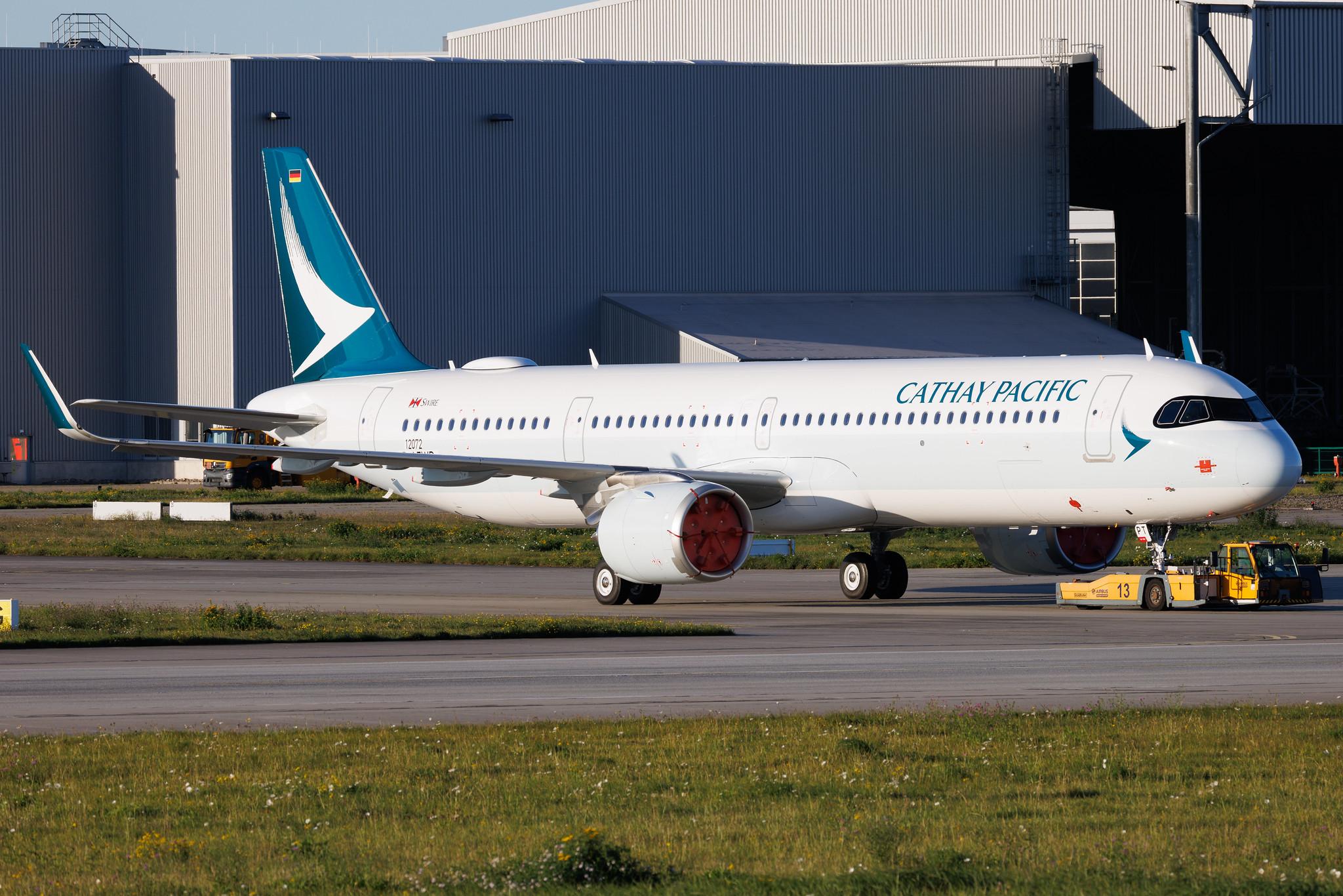 Hamburg Finkenwerder: Cathay Pacific (CX / CPA) | Airbus A321-251NX A21N | D-AZWD | B-HPT | MSN 12072