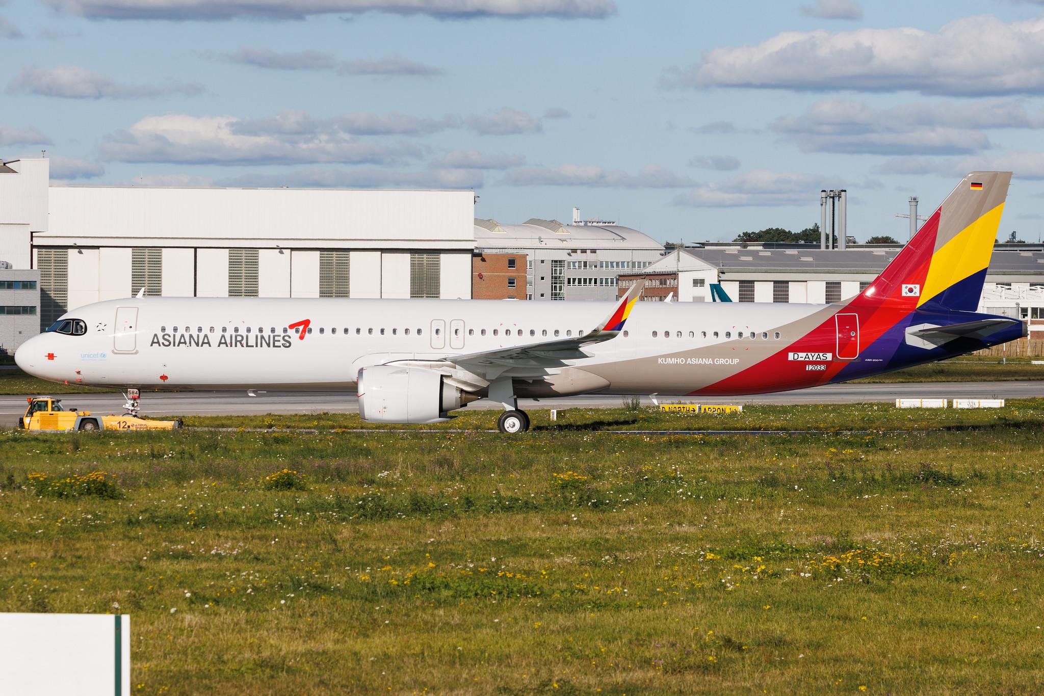 Hamburg Finkenwerder: Asiana Airlines (OZ / AAR) | Airbus A321-251NX A21N | D-AYAS | HL8584 | MSN 12033