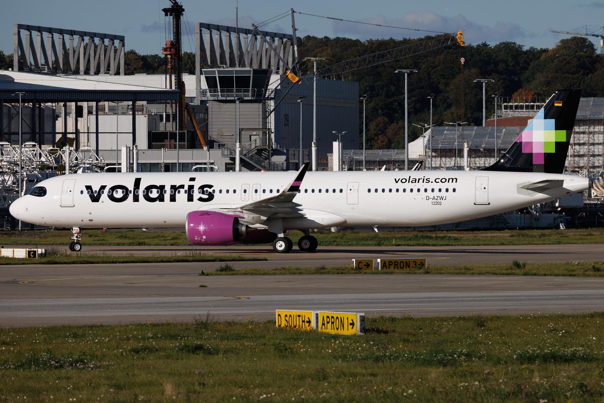 Hamburg Finkenwerder: Volaris (Y4 / VOI) | Airbus A321-271NX A21N | D-AZWJ | XA-VUN | MSN 12202