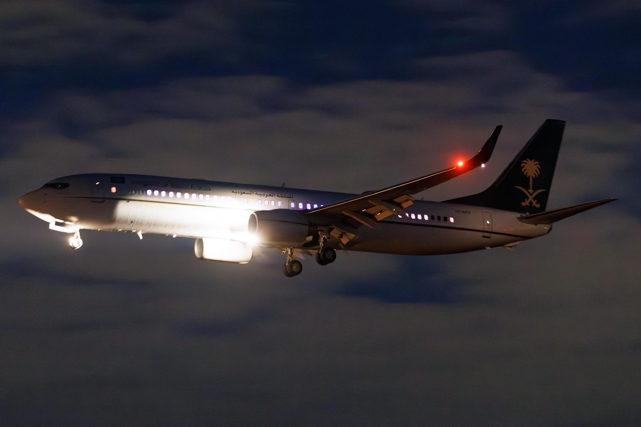 Hamburg Airport: Saudia Royal Fleet (SV / SVA) | Operator: Saudia | Boeing 737-9FG(ER)(BBJ3) B739 | HZ-MF6 | MSN 39318