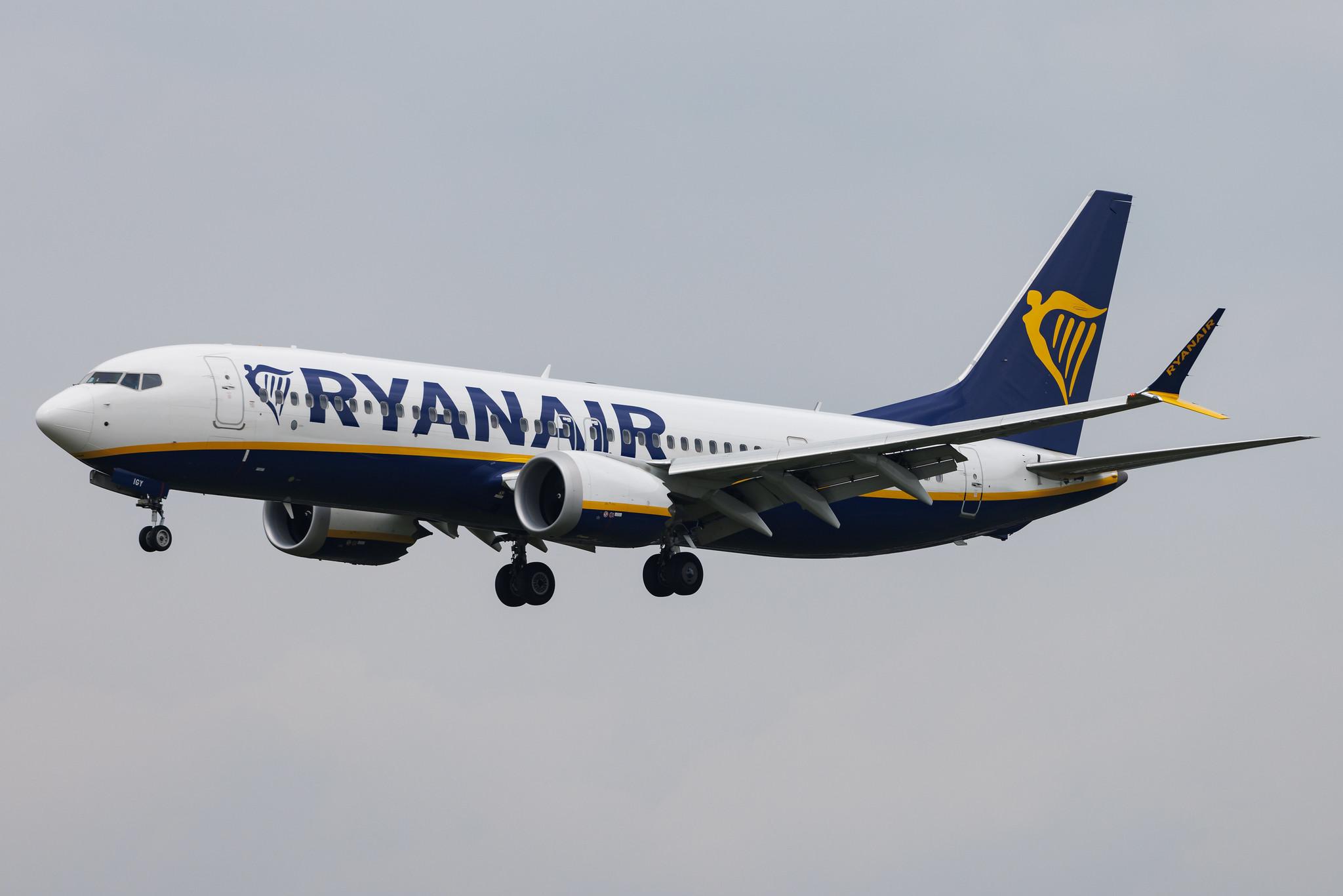 Hamburg Airport: Ryanair (FR / RYR) | Boeing 737 MAX 8-200 B38M | EI-IGY | MSN 67078
