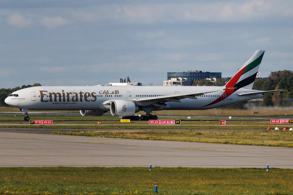 Hamburg Airport: Emirates (EK / UAE) | Boeing 777-31H(ER) B77W | A6-ENG | MSN 35604