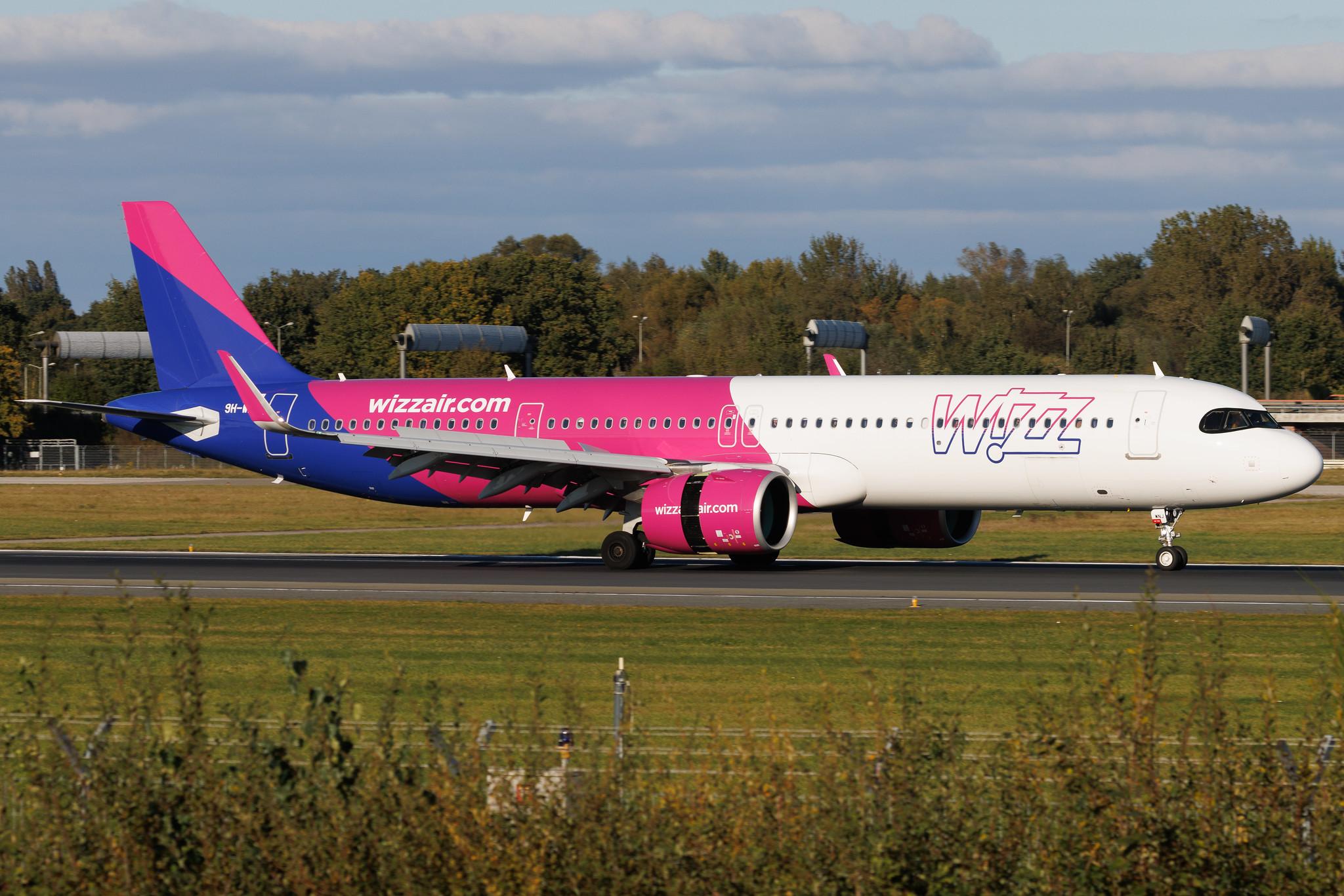 Hamburg Airport: Wizz Air (W6 / WZZ) | Operator: Wizz Air Malta | Airbus A321-271NX A21N | 9H-WNJ | MSN 11873