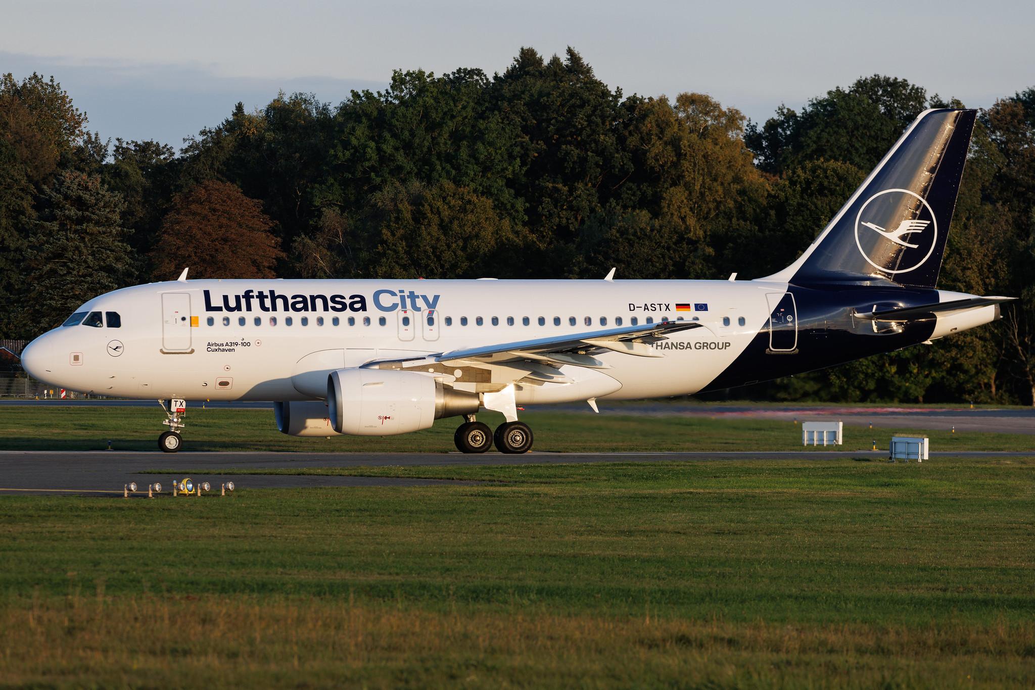 Hamburg Airport: Lufthansa City (VL / LHX) | Airbus A319-112 A319 | D-ASTX | MSN 3202