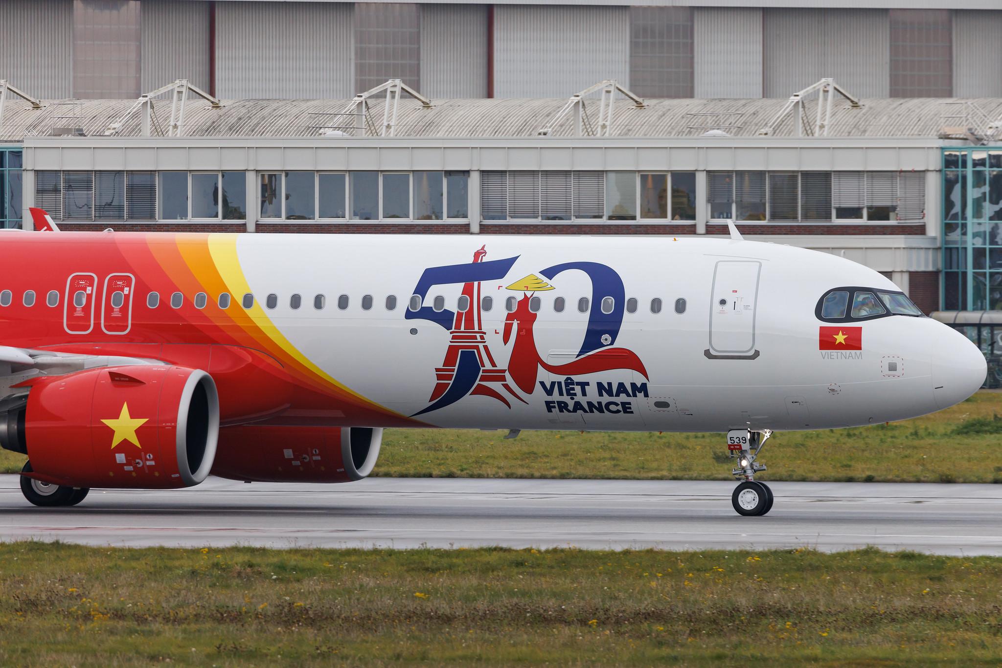Hamburg Finkenwerder: VietJet Air (VJ / VJC) | Airbus A321-271NX A21N | VN-A539 | MSN 12188