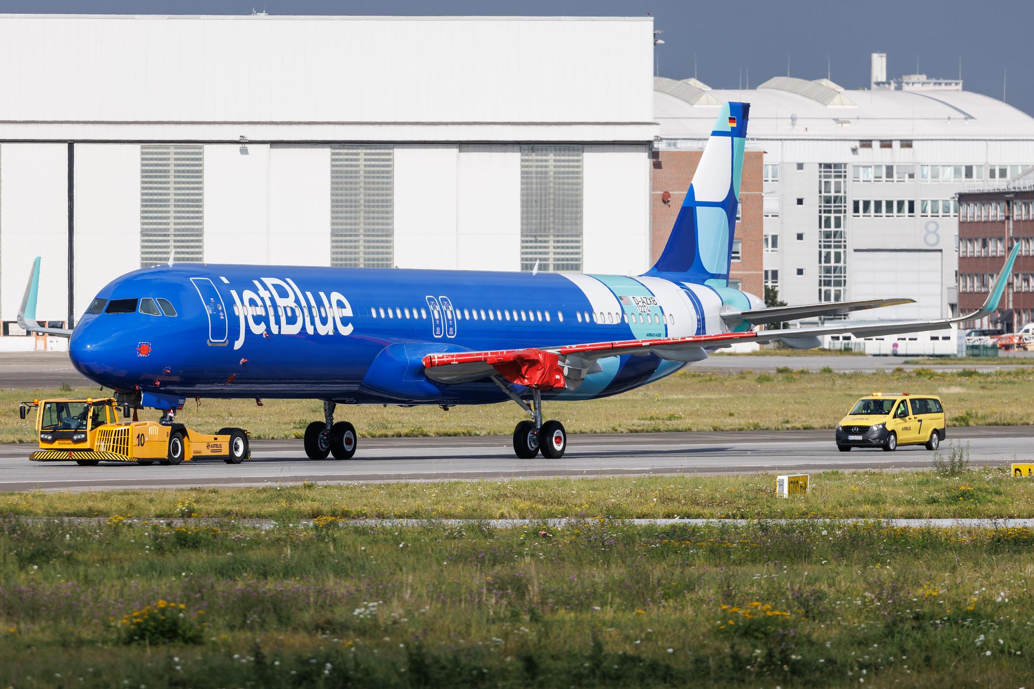 Hamburg Finkenwerder: JetBlue Airways (B6 / JBU) | Airbus A321-271NX A21N | D-AZXB | N2193J | MSN 12274