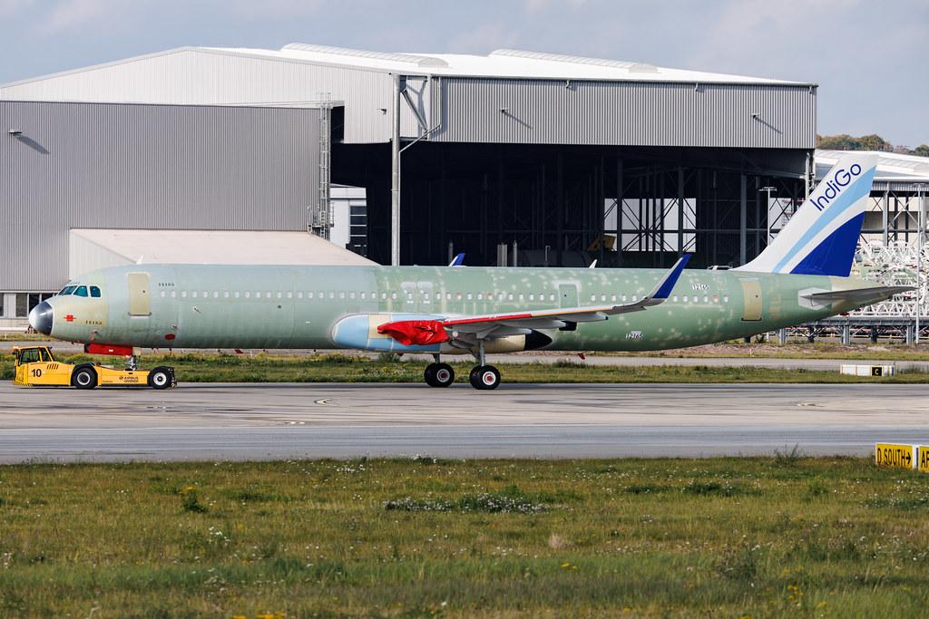 Hamburg Finkenwerder: IndiGo (6E / IGO) | Airbus A321-271NX A21N | D-AVXL | VT- | MSN 12165