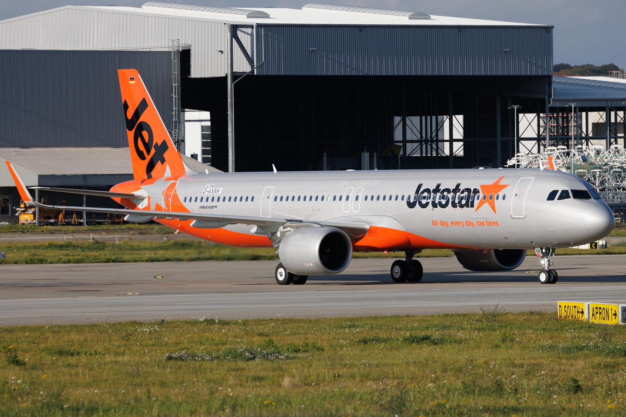 Hamburg Finkenwerder: Jetstar Airways (JQ / JST) | Airbus A321-251NX A21N | D-AXXH | VH-OYR | MSN 12160